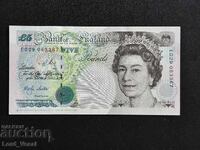 5 lire (Seria E) ND (1998-2002) Semn. Merlyn Lowther (ML)