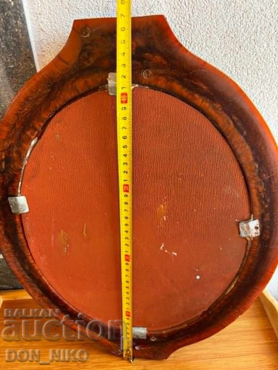 Oglindă veche, ramă catalină - 6 Oglindă veche, ramă catalină - 6