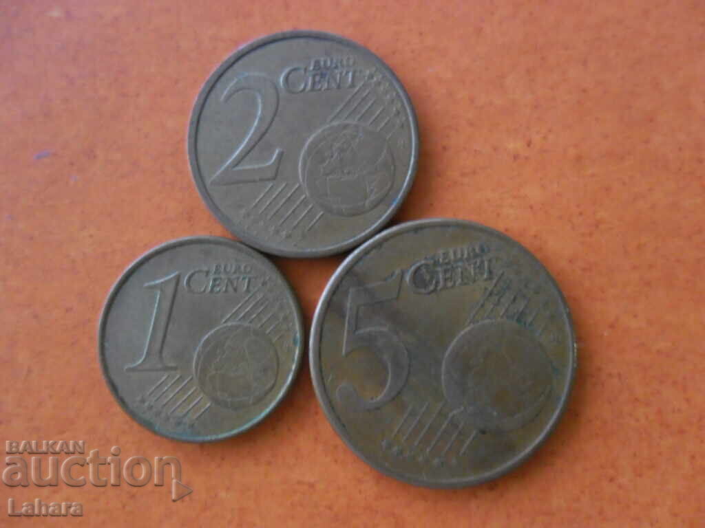 1, 2 και 5 λεπτά 2006 Ελλάδα με τιμή € 0.01 | 0.02 BGN