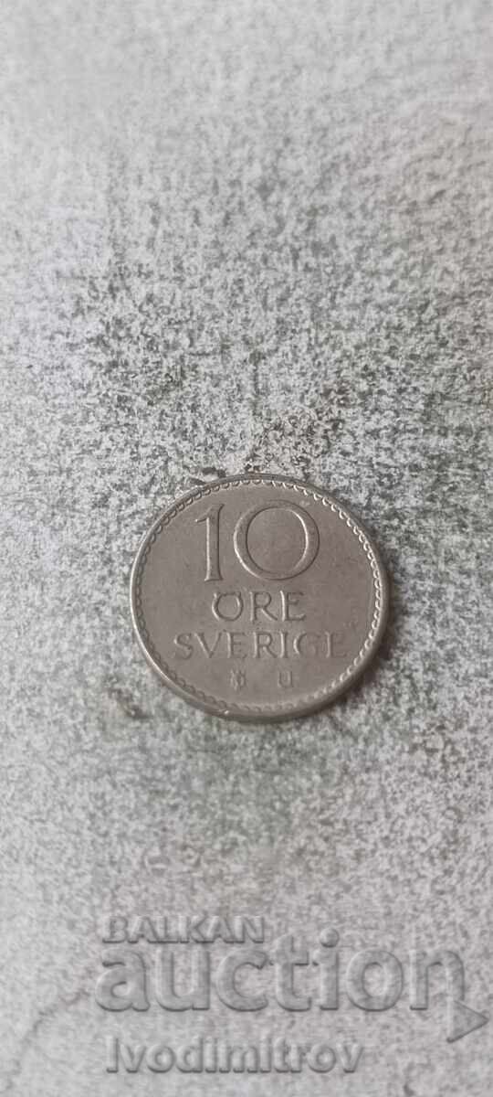 Suedia 10 öre 1969