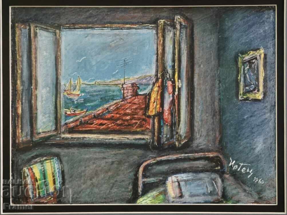 Ivan Getsov (1910-1991) Fereastră către vise 1960 cu preț € 480.00 | 938.80 BGN Ivan Getsov (1910-1991) Fereastră către vise 1960 cu preț € 480.00 | 938.80 BGN