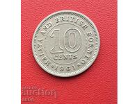 British Borneo and Malaya - 10 Cents 1961