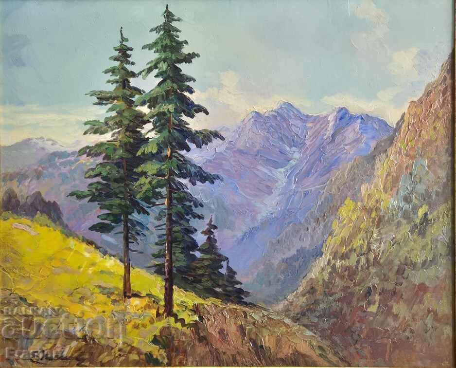 Tablou Elka Popova din Pipin anii 1940, pictură în ulei cu preț € 320.00 | 625.87 BGN
