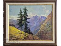 Tablou Elka Popova din Pipin anii 1940, pictură în ulei