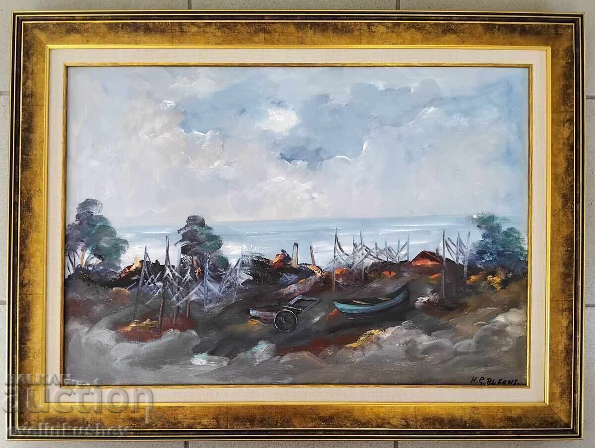 Ελαιογραφία σε καμβά του H. G. ALFONS με τιμή € 590.00 | 1153.94 BGN