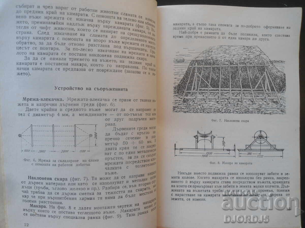 Παράδοση Μηχανοποιημένη συγκομιδή άχυρου, Μηχ. Κάντσο Ποπόφ