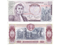 tino37- ΚΟΛΟΜΒΙΑ - 10 PESOS ORO - 1980 - UNC