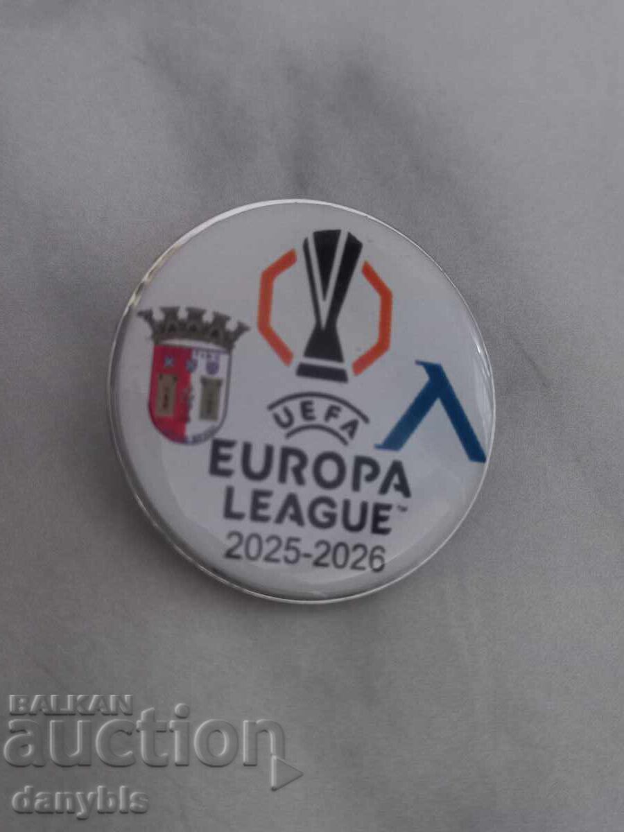 Emblemă de fotbal - Braga - Levski 2025
