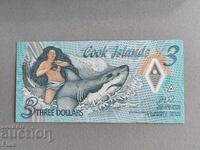 Banknote - Cook Islands - 3 Dollars UNC | 2021