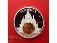 Medal series "European Currencies" - France