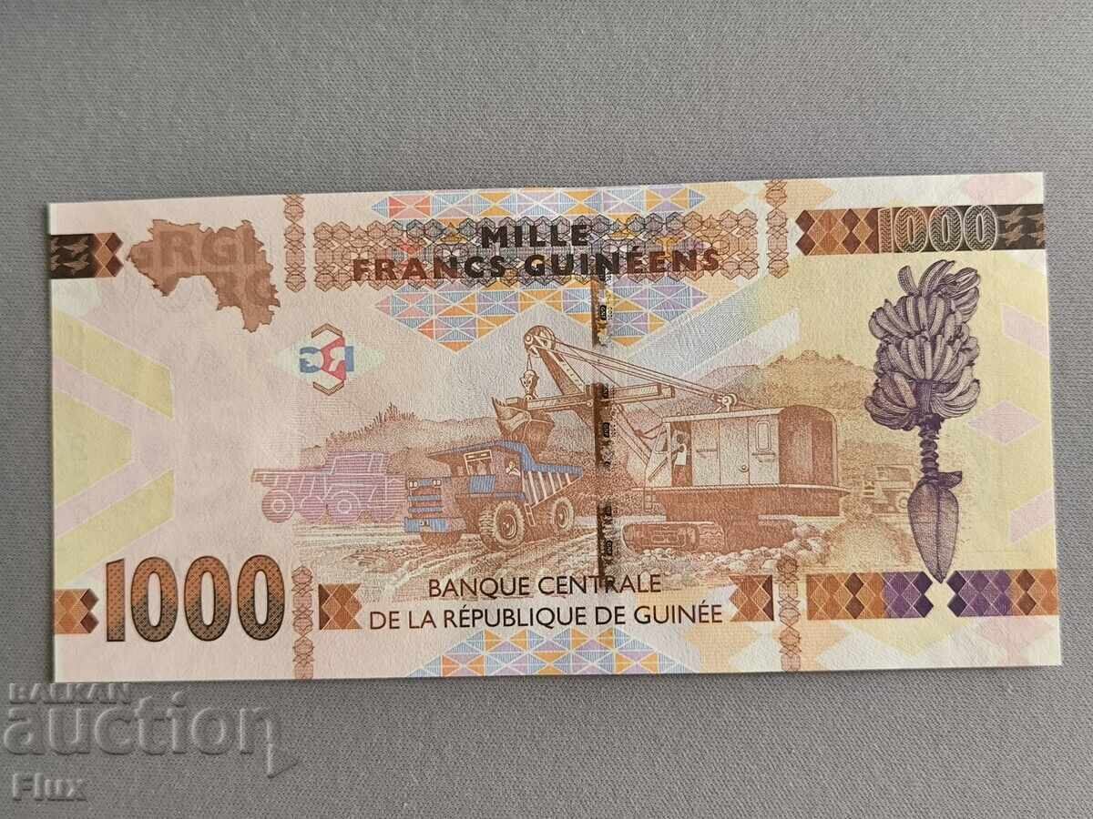 Bancnotă - Guineea - 1000 franci UNC | 2018 cu preț € 3.50 | 6.85 BGN Bancnotă - Guineea - 1000 franci UNC | 2018 cu preț € 3.50 | 6.85 BGN