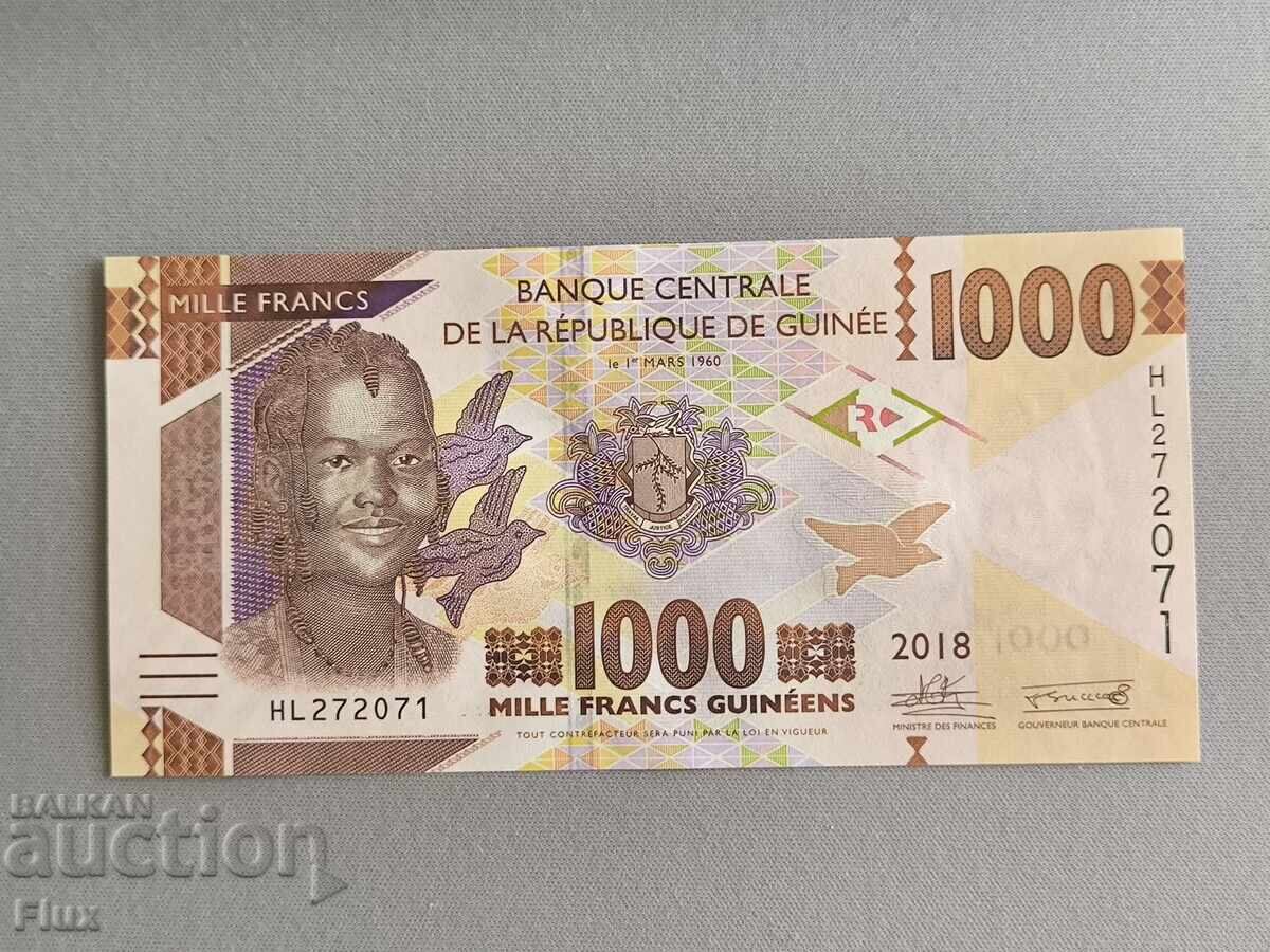 Bancnotă - Guineea - 1000 franci UNC | 2018 Bancnotă - Guineea - 1000 franci UNC | 2018