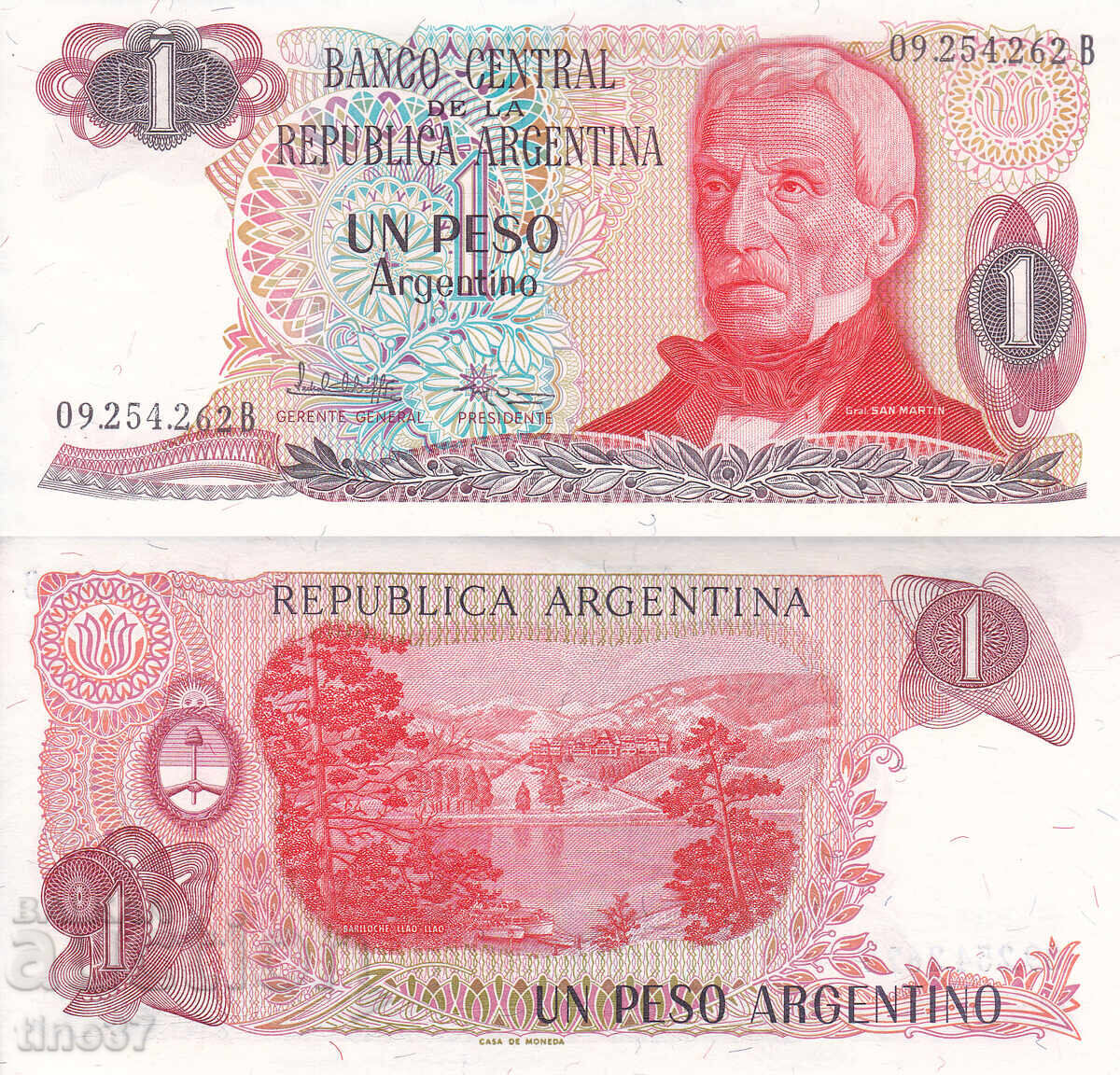 tino37- ΑΡΓΕΝΤΙΝΗ - 1 PESO - 1983/85 - UNC