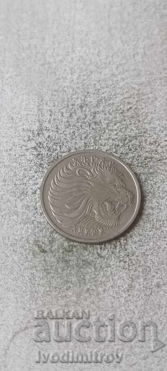 Етиопия 25 сантима с цена € 1.17 | 2.29 лв.