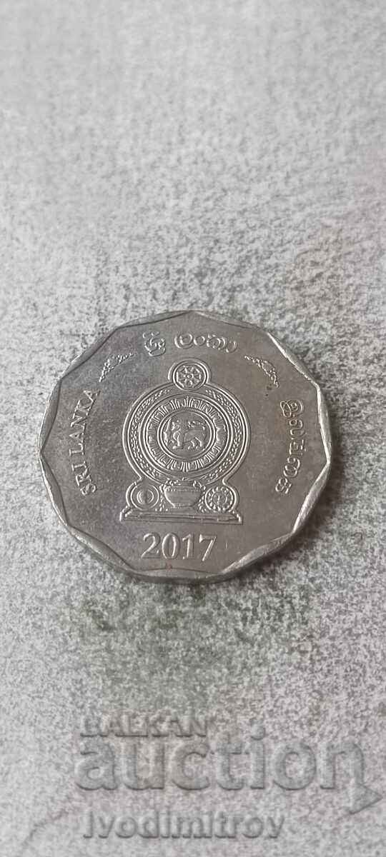 Σρι Λάνκα 10 ρουπίες 2017 με τιμή € 1.18 | 2.31 BGN