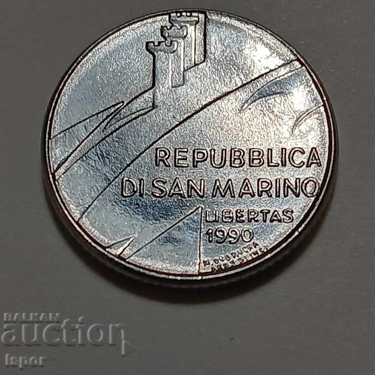 XXIV/ 100 lire San Marino cu preț € 2.00 | 3.91 BGN