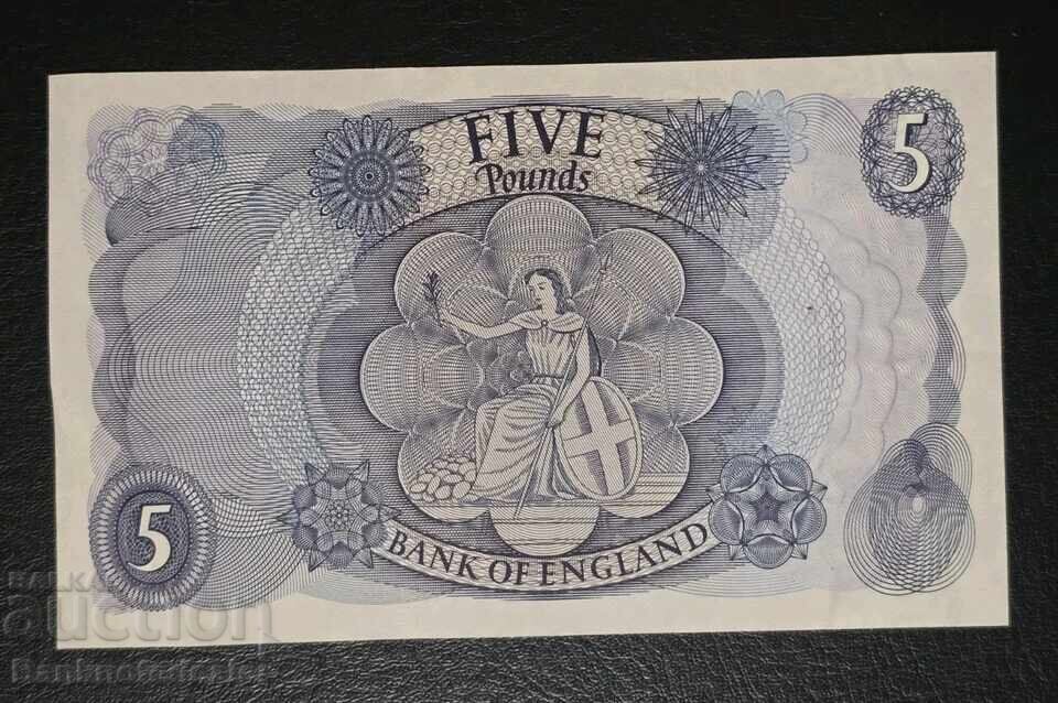 Αγγλία 5 Λίρες 1967 J.S. Fforde Pick 375b Ref 9116 Unc με τιμή € 80.00 | 156.47 BGN