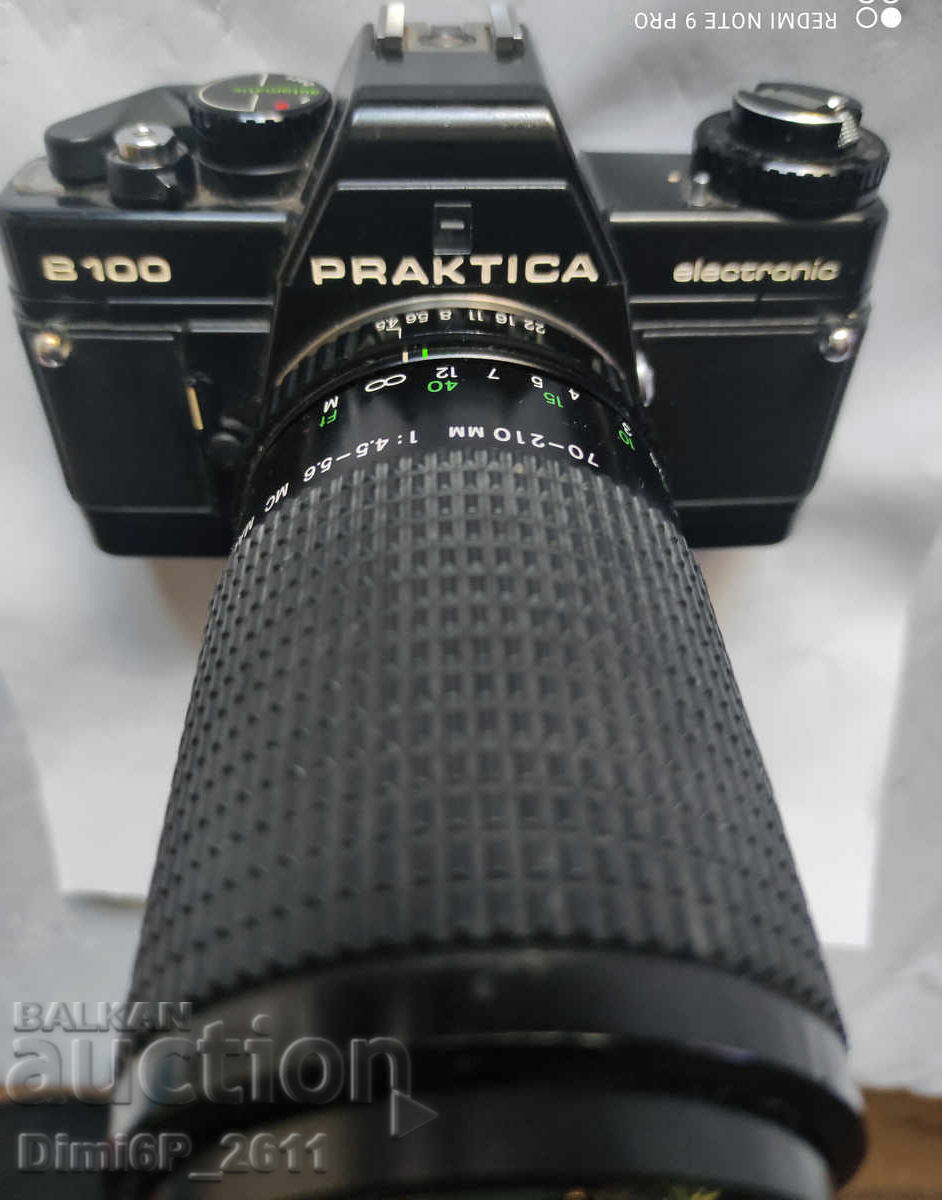 Фотоапарат Praktica electronic B100 с обектив Cosina 70-210m - 6