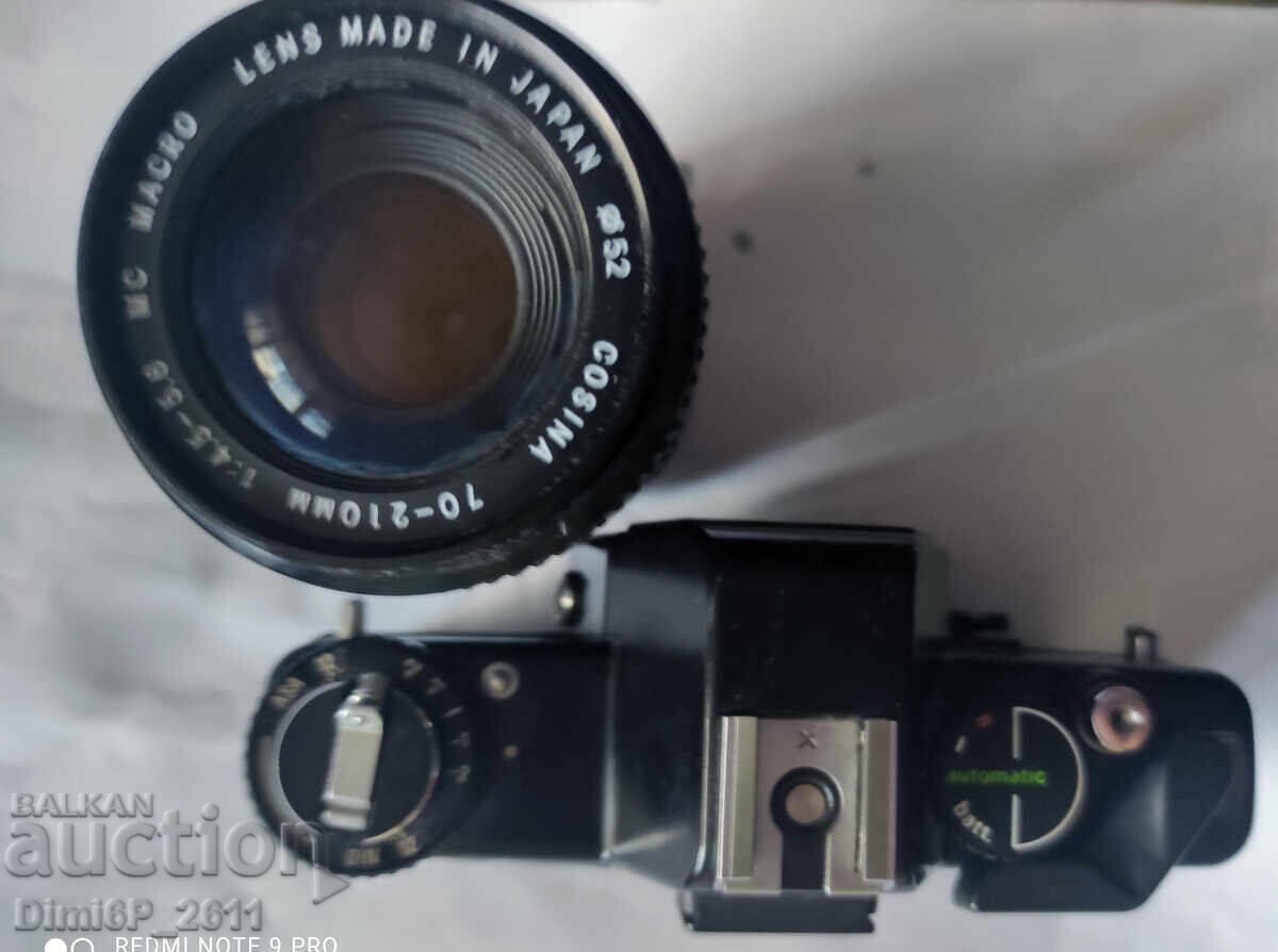 Фотоапарат Praktica electronic B100 с обектив Cosina 70-210m - 7