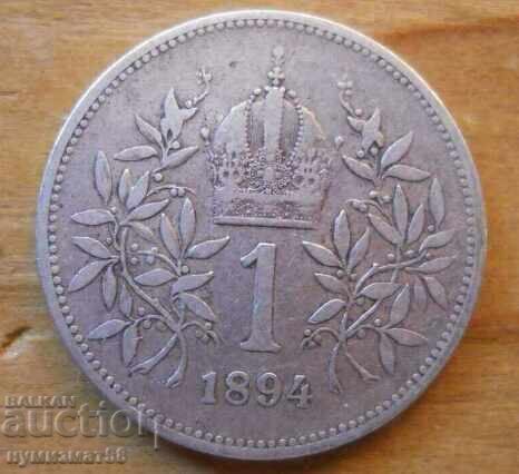 1 kroner 1894 (silver) - Austria