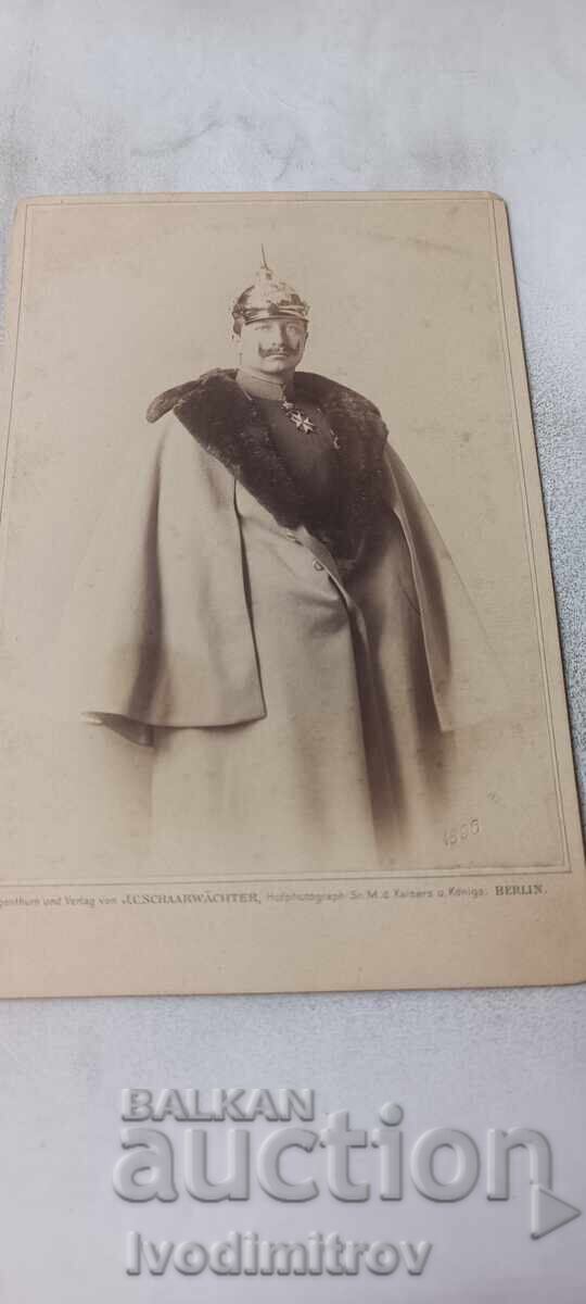 Снимка Император Kaiser Vilhelm II 1896 Картон