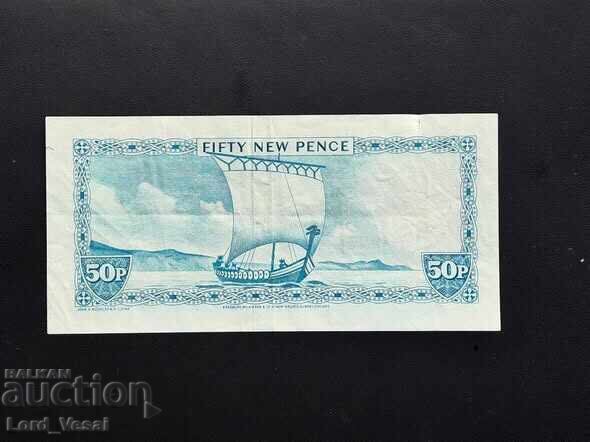 50 Pence ND (1979) W. Dawson Isle of Man with price € 18.00 | 35.21 BGN 50 Pence ND (1979) W. Dawson Isle of Man with price € 18.00 | 35.21 BGN