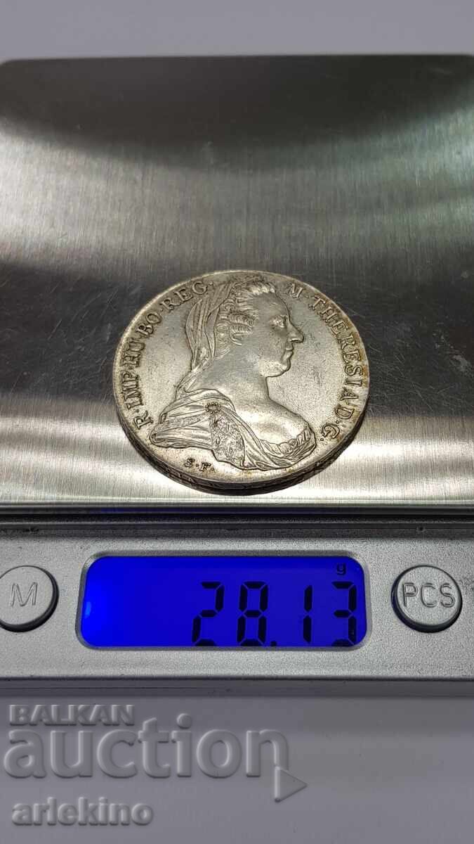 Παλαιό Ασημένιο Νόμισμα - Τάληρο 1780 - Μαρία Θηρεσία - 7 Παλαιό Ασημένιο Νόμισμα - Τάληρο 1780 - Μαρία Θηρεσία - 7