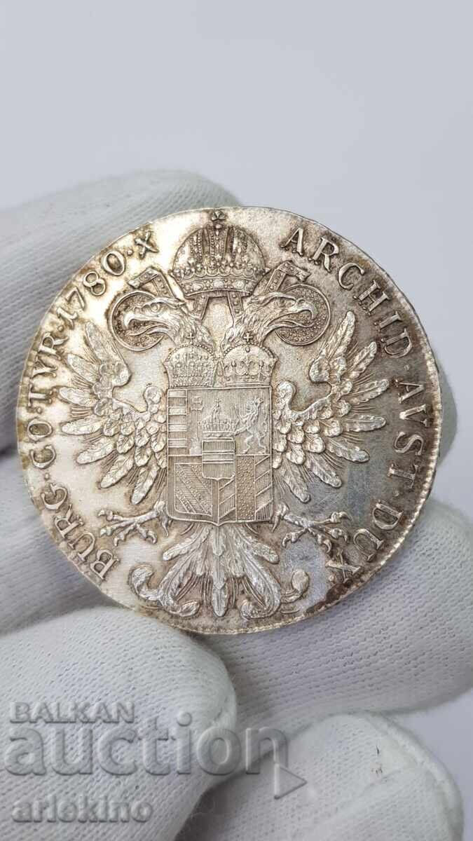 Παλαιό Ασημένιο Νόμισμα - Τάληρο 1780 - Μαρία Θηρεσία Παλαιό Ασημένιο Νόμισμα - Τάληρο 1780 - Μαρία Θηρεσία