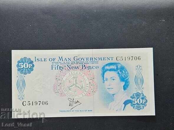 50 Pence ND (1979) W. Dawson Isle of Man