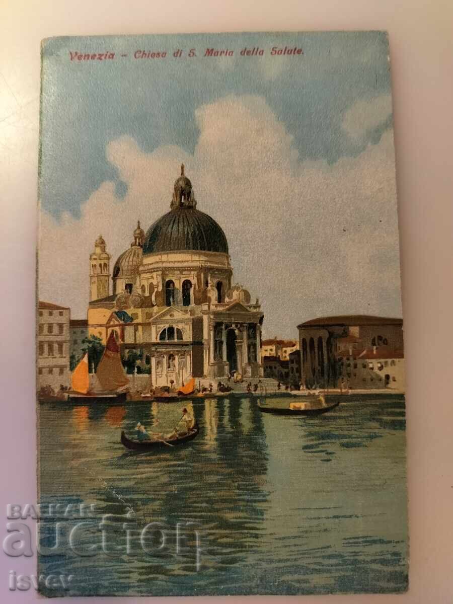 Auction  Beautiful old postcard from Venice 1927