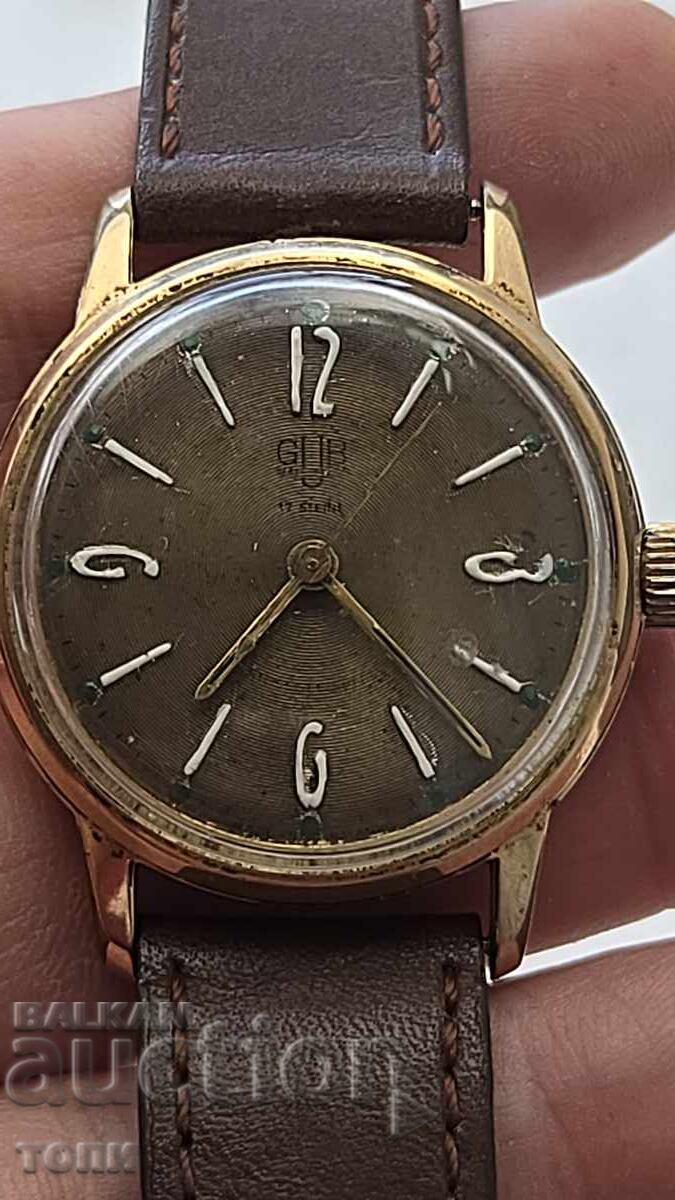 GUB GLASHUTTE GERMANY MADE RAR AURIT FUNCTIONEAZĂ FĂRĂ GARANȚIE cu preț € 1.50 | 2.93 BGN GUB GLASHUTTE GERMANY MADE RAR AURIT FUNCTIONEAZĂ FĂRĂ GARANȚIE cu preț € 1.50 | 2.93 BGN