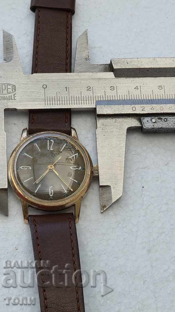 GUB GLASHUTTE GERMANY MADE RAR AURIT FUNCTIONEAZĂ FĂRĂ GARANȚIE - 6 GUB GLASHUTTE GERMANY MADE RAR AURIT FUNCTIONEAZĂ FĂRĂ GARANȚIE - 6