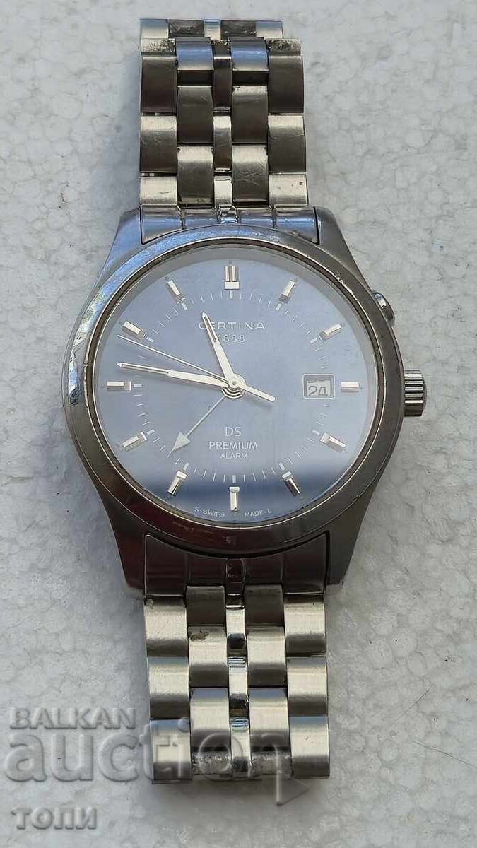 CERTINA DS PREMIUM ALARM QUARTZ  RYADYK NE ZNAM DALI RABOTI B