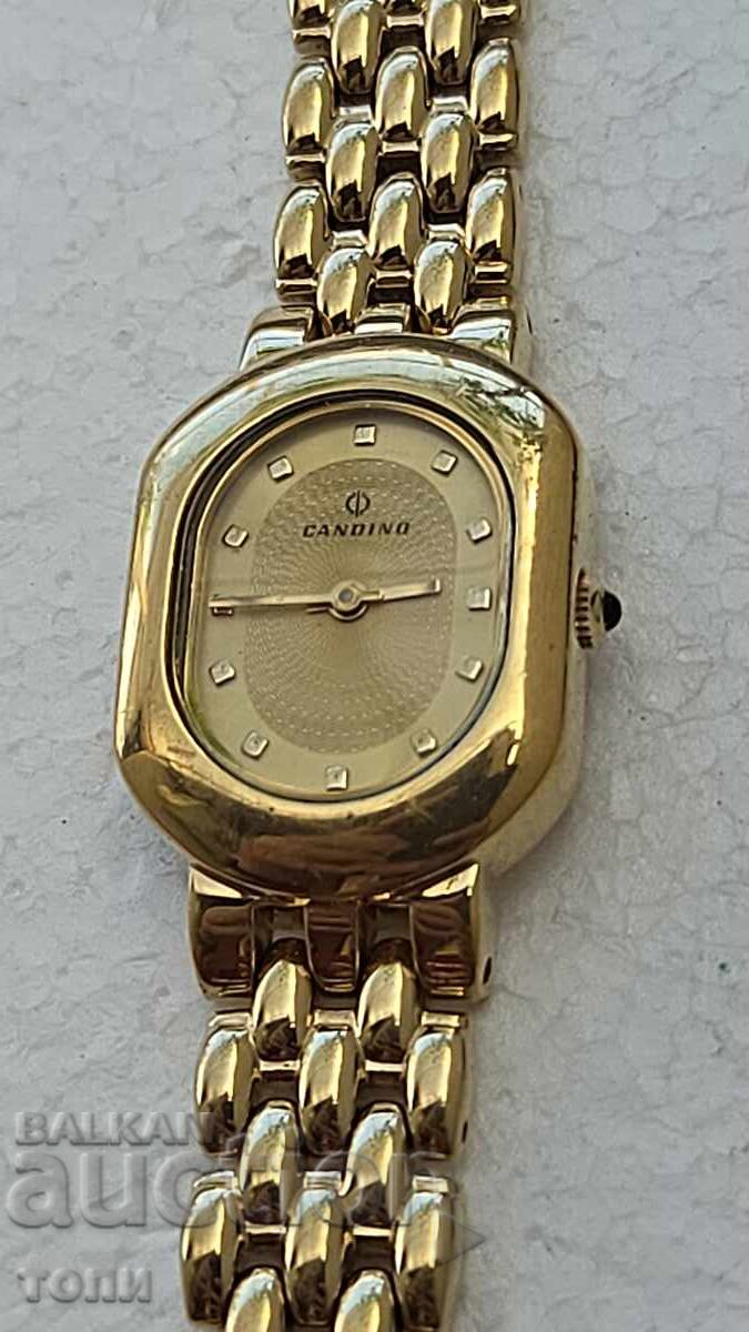 Licitație CANDINO SWISS MADE QUARTZ RAR FUNCȚIONEAZĂ FĂRĂ GARANȚIE BZC !!!