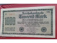 Банкнота-Германия-1000 марки 1922