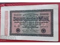 Банкнота-Германия-20000 марки 1923
