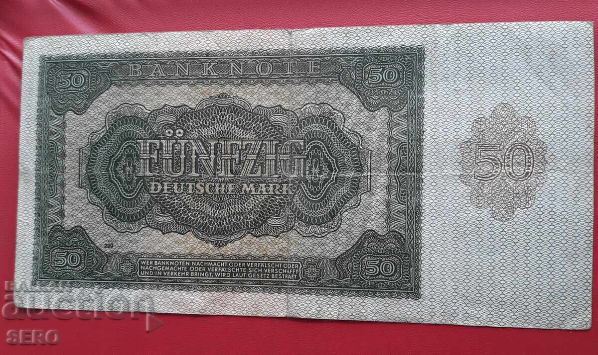 Τραπεζογραμμάτιο-Γερμανία-ΓΛΔ-50 μάρκα 1948 με τιμή € 5.00 | 9.78 BGN