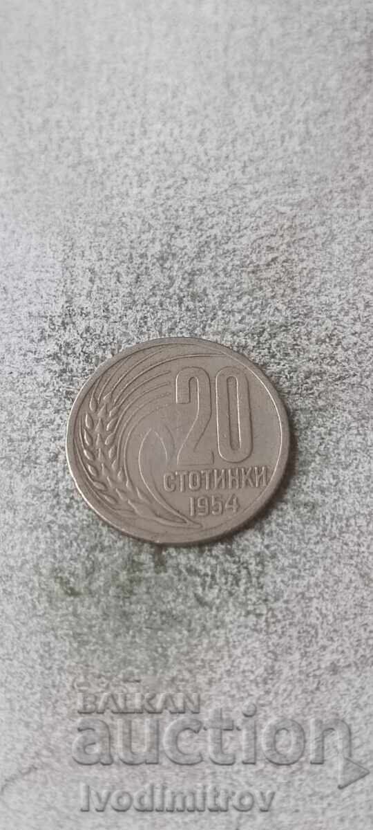 20 σεντς 1954