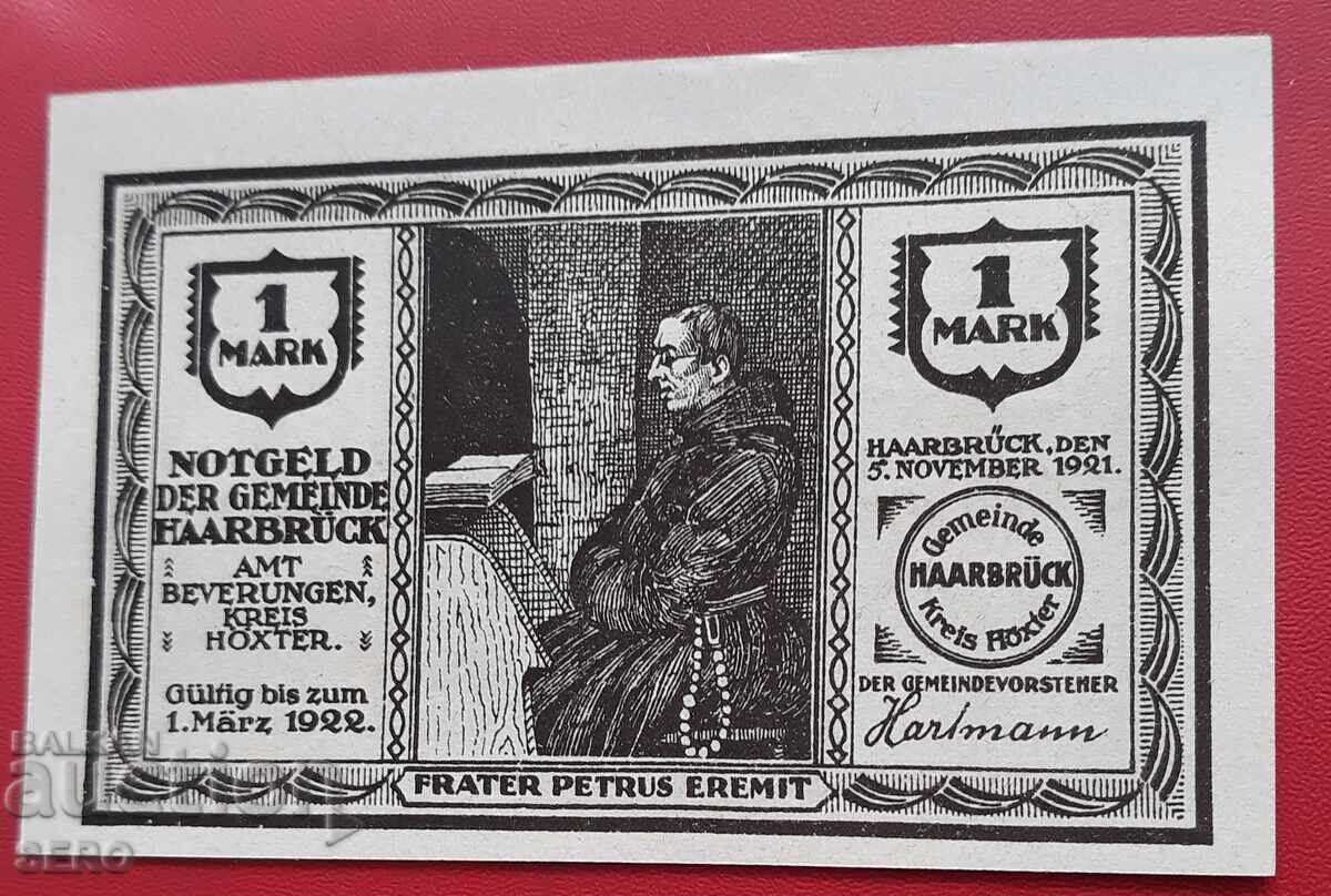 Банкнота-Германия-С.Рейн-Вестфалия-Хорн-1 марка 1921