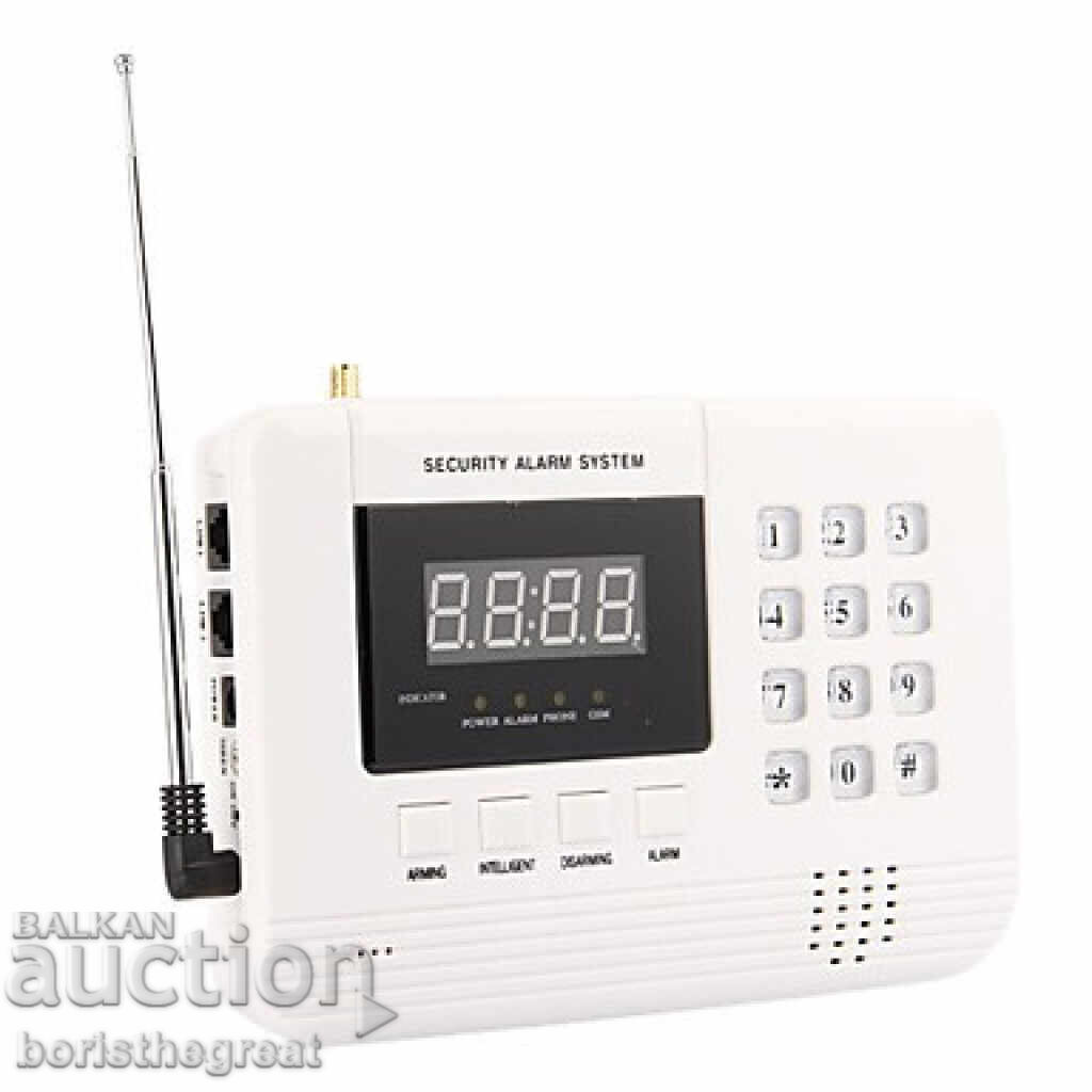 PSTN alarm system for mobile and landline phone