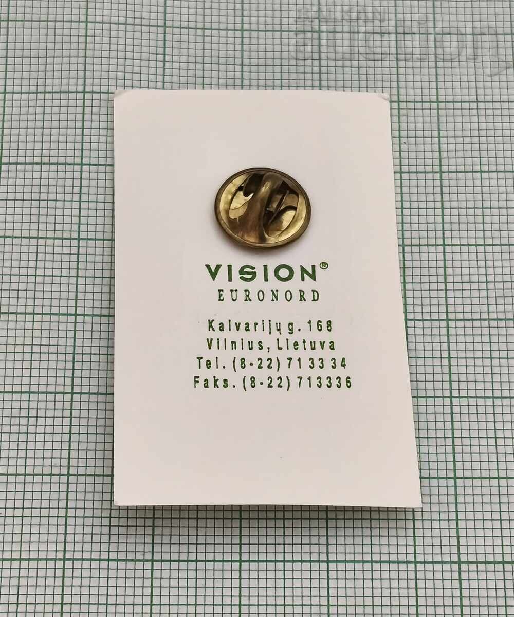 INSIGNĂ PIN VISION cu preț € 1.50 | 2.93 BGN