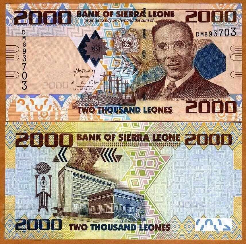 Σιέρα Λεόνε 2000 λεόνε 2010 UNC