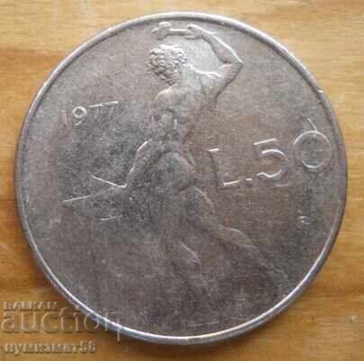 50 Lire 1977 - Italy 50 Lire 1977 - Italy