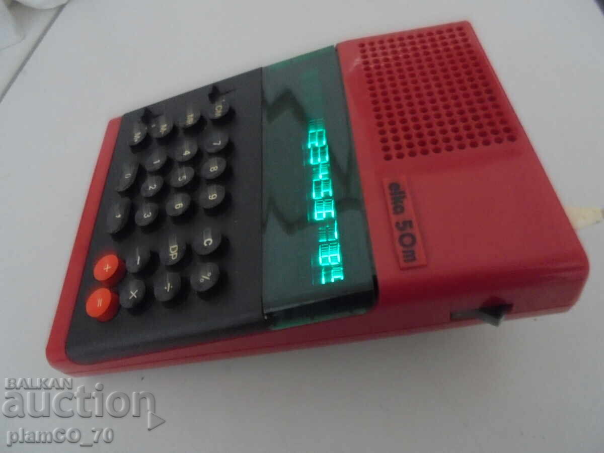 Auction  No. 8707 Vintage electronic calculator ELKA 50M