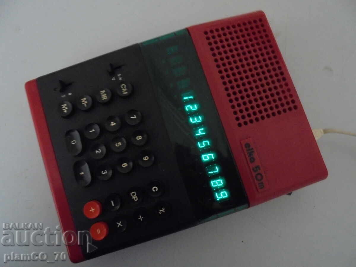 No. 8707 Vintage electronic calculator ELKA 50M - 7