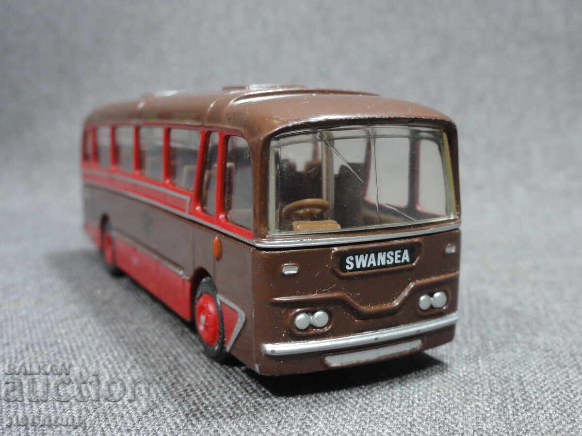 1/76 СТАРА РЕТРО МЕТАЛНА КОЛИЧКА АВТОБУС HARRINGTON COACH - 5