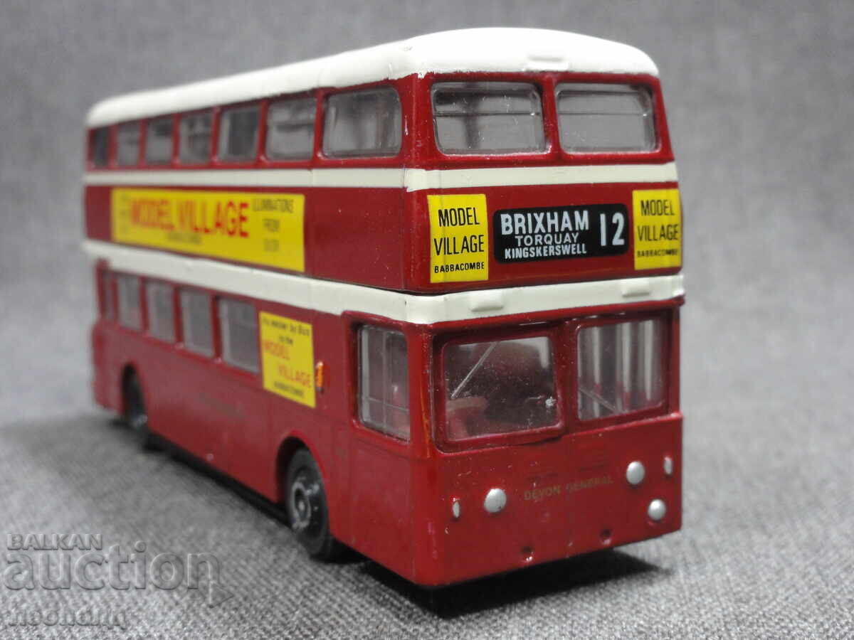 1/76 VINTAGE RETRO METAL TOY BUS LEYLAND ATLANTEAN - 5 1/76 VINTAGE RETRO METAL TOY BUS LEYLAND ATLANTEAN - 5