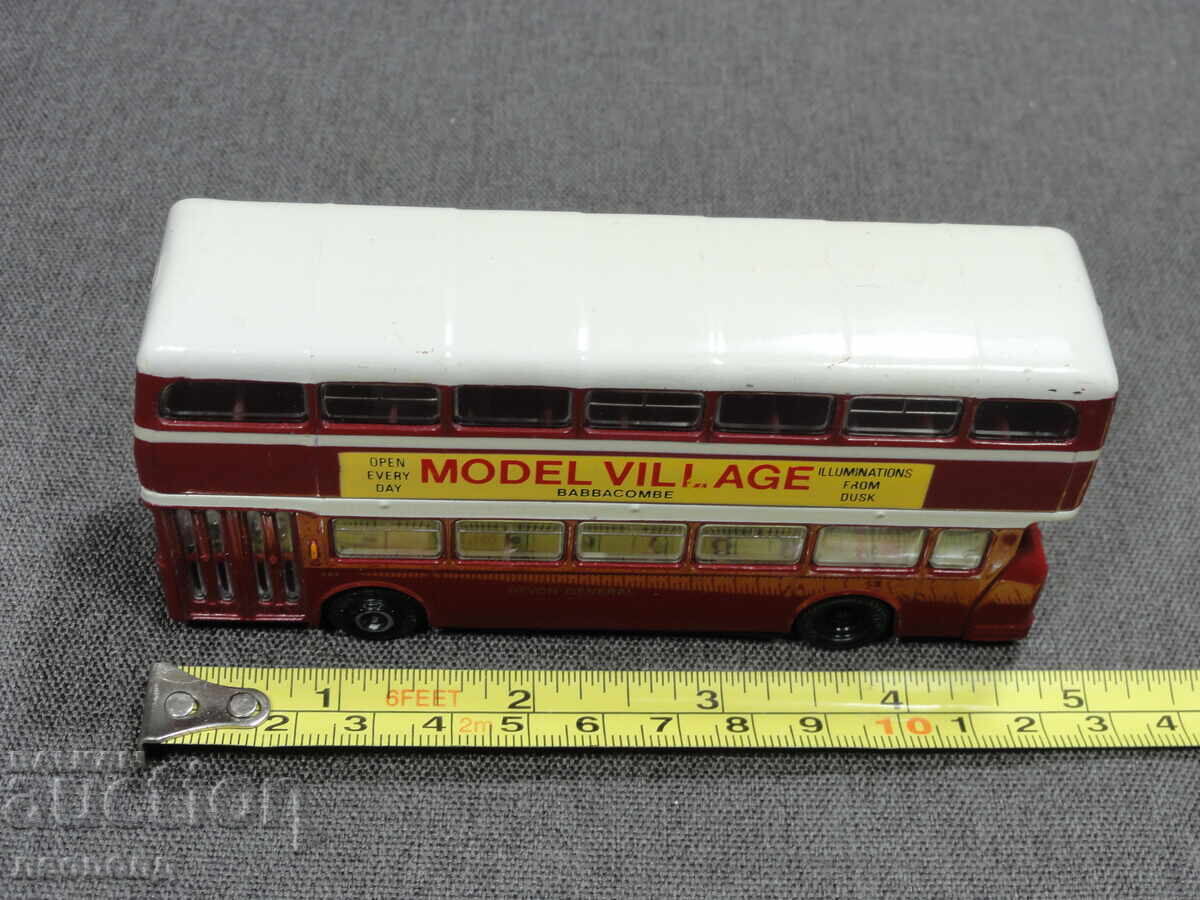 1/76 VINTAGE RETRO METAL TOY BUS LEYLAND ATLANTEAN - 7 1/76 VINTAGE RETRO METAL TOY BUS LEYLAND ATLANTEAN - 7