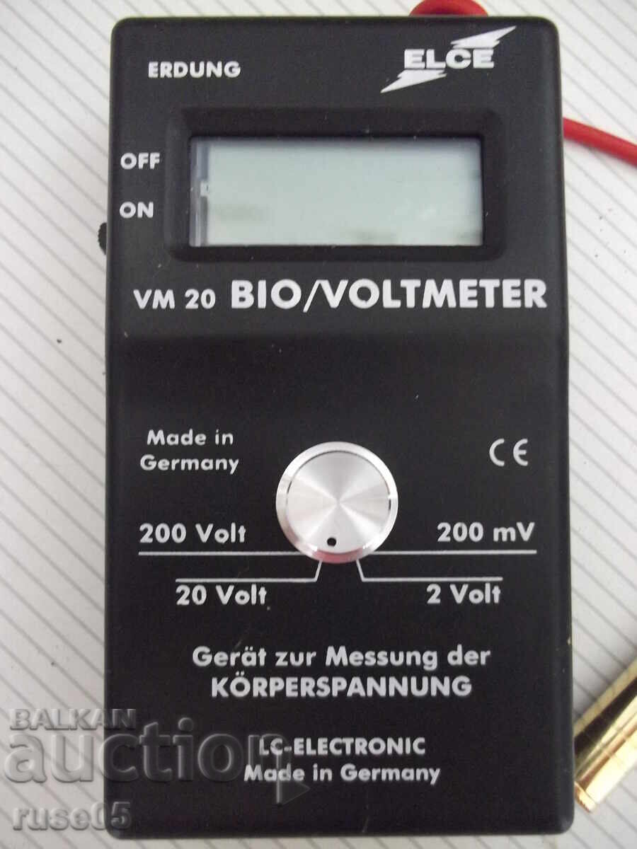 Aparat "elce vm20 bio/voltmeter erdung lc-electronic" - 7