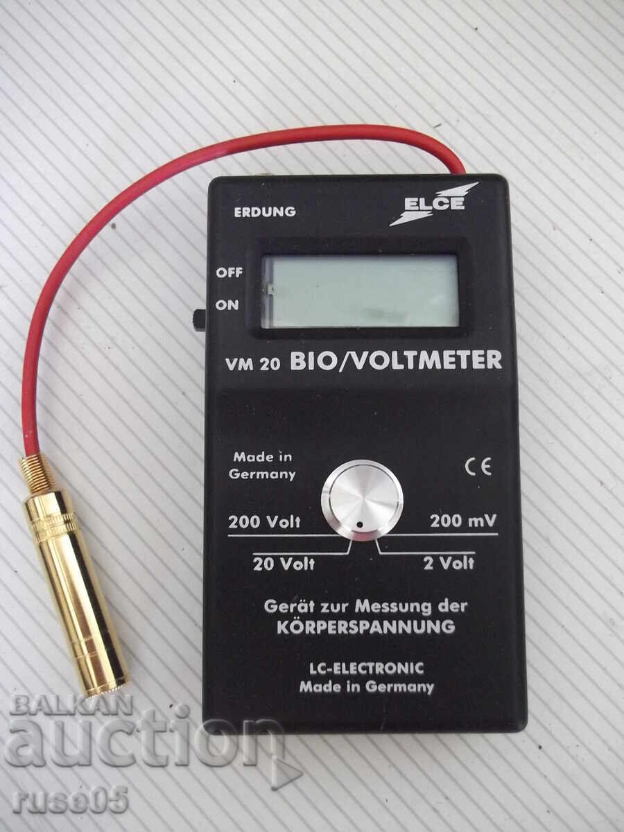 Aparat "elce vm20 bio/voltmeter erdung lc-electronic"